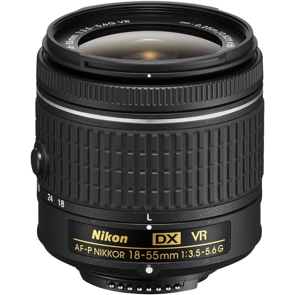 Nikon D5600 DSizeLR Camera + 18-55mm VR - 3 Lens Kit + Extra Battery + 1yr Warranty