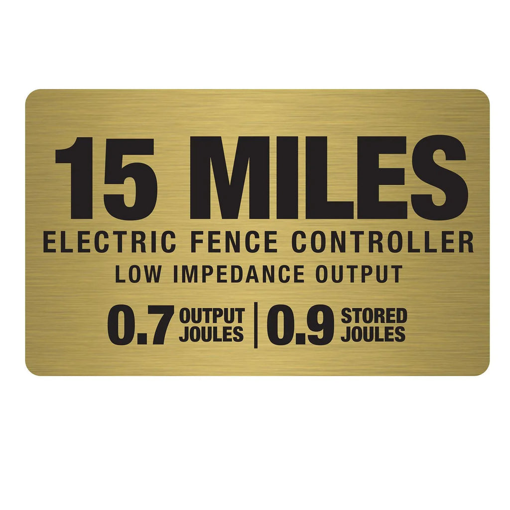 American FarmWorks 0.7 Joule 15-Mile AC-Powered Low Impedance Electric Fence Charger