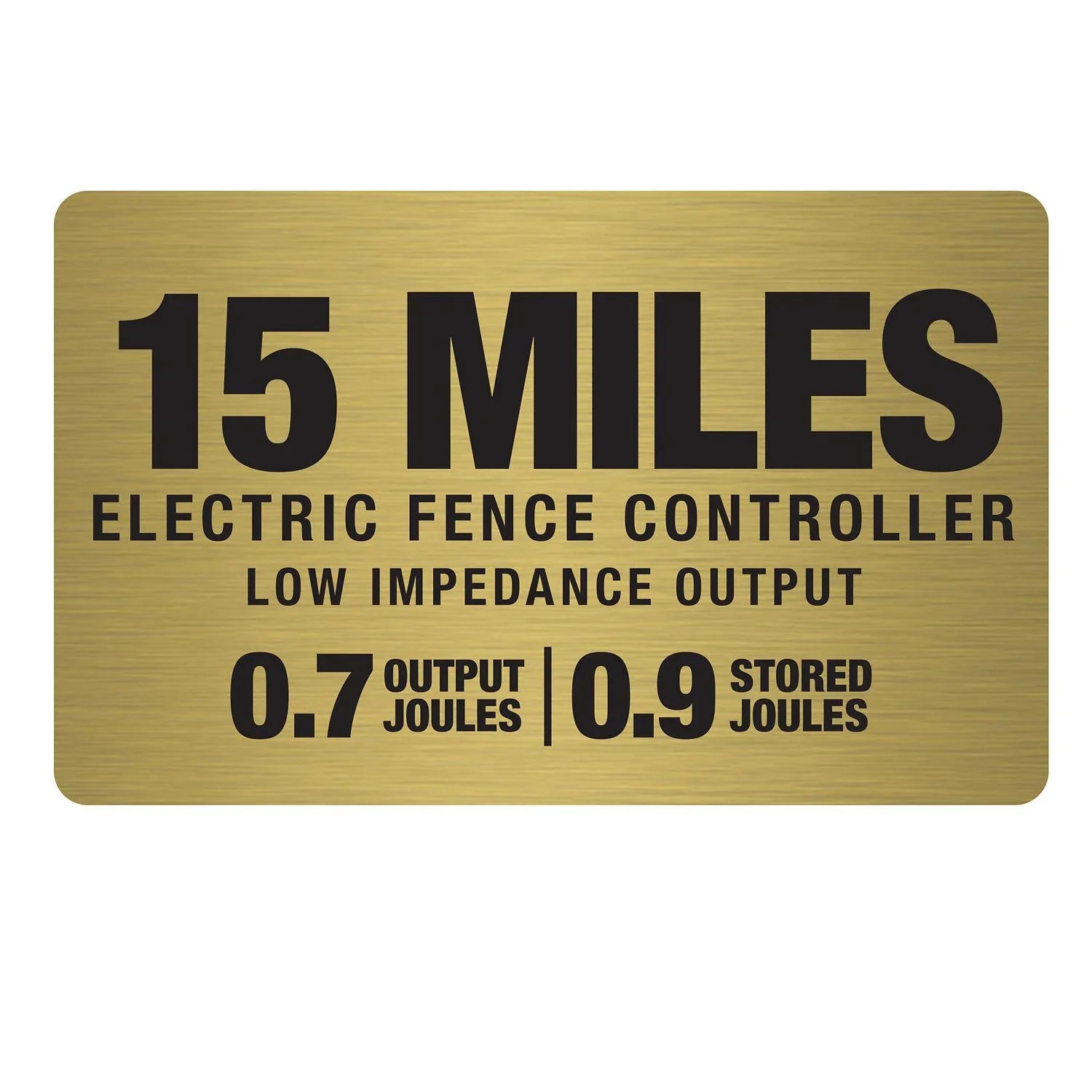 American FarmWorks 0.7 Joule 15-Mile AC-Powered Low Impedance Electric Fence Charger