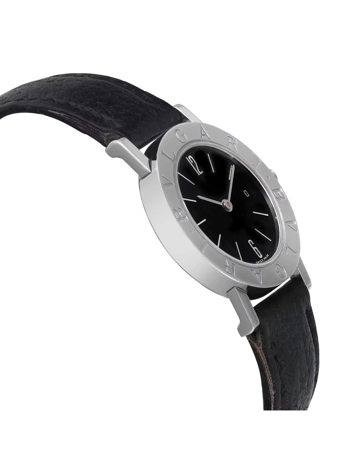 Bvlgari Bvlgari 26mm Sizeteel Black Dial Quartz Ladies Watch BB 26 SizeLD