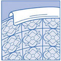 NL107-16 24'' Liner Coping Sizetrips 38 Pack for 24' Round Pool