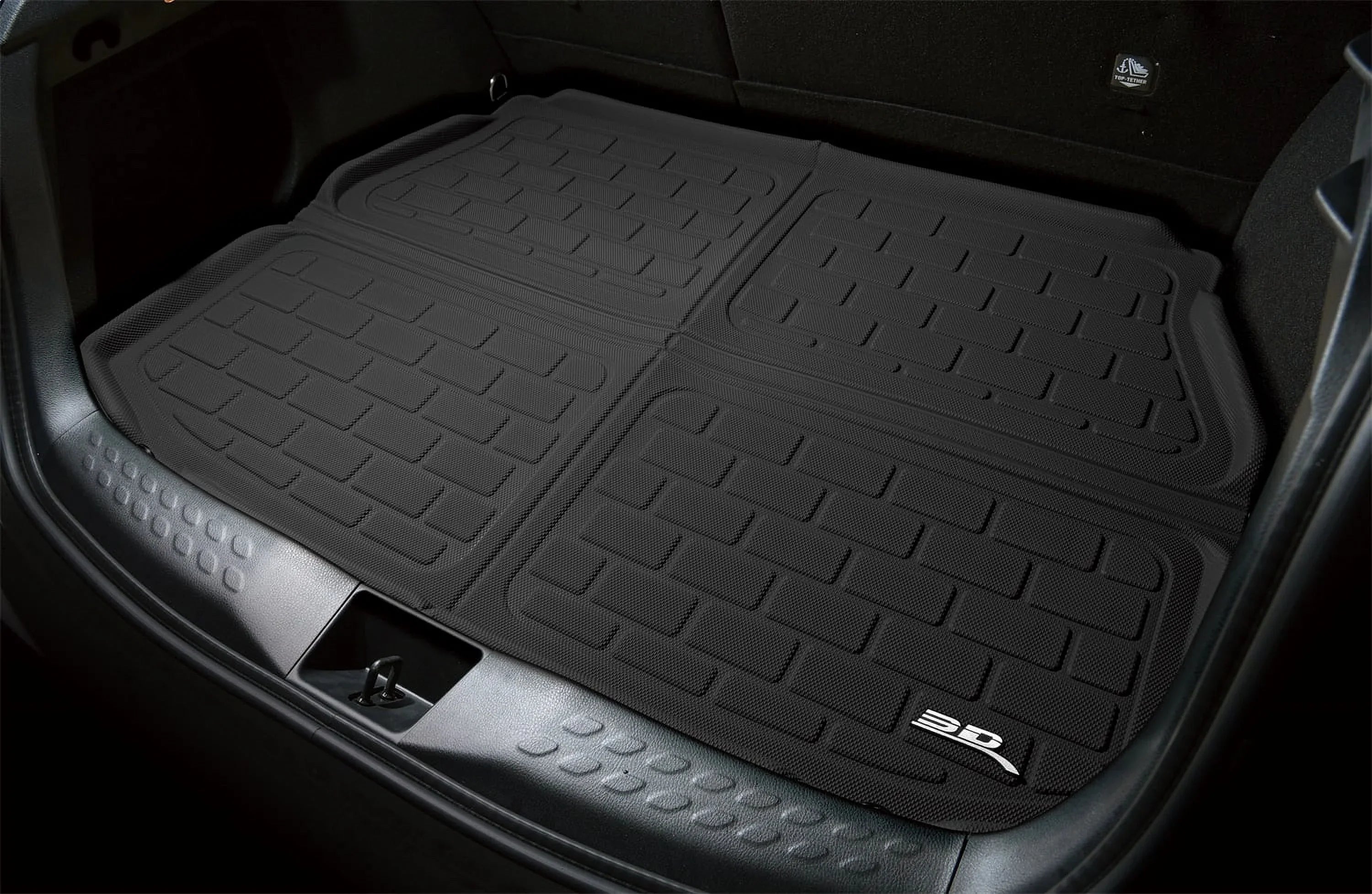3D MAXpider KAGU Cargo Liner (BLACK) compatible with HONDA HR-V 2016-2022 - Cargo Liner