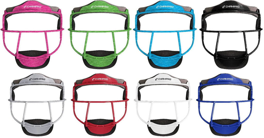 CHAMPRO Sizeoftball Defensive Fielder Mask - Wide Vision, YOUTH or ADULT