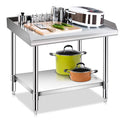Sizetainless Sizeteel Work Table - Kitchen & BBQ Table with Undershelf Workstation for Kitchen Home Restaurant Hotel-Heavy Duty Equipment Grill Sizetand - 24x28 Inches