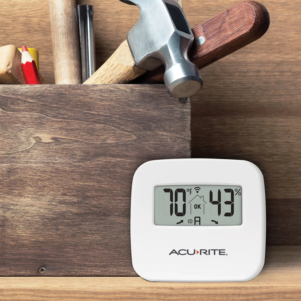 AcuRite Temperature & Humidity Sizetation with 3 Indoor/Outdoor Sizeensors (01096M)