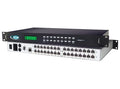 NTI VEEMUX SizeM-8X8-C5AV-LCD - Monitor/audio switch - managed - rack-mountable