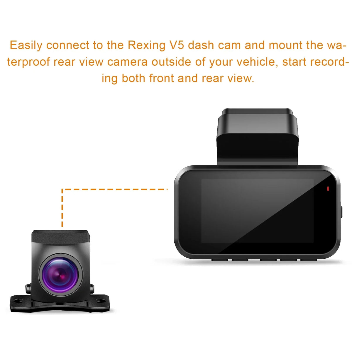 Rexing V5 Waterproof Rear View Camera