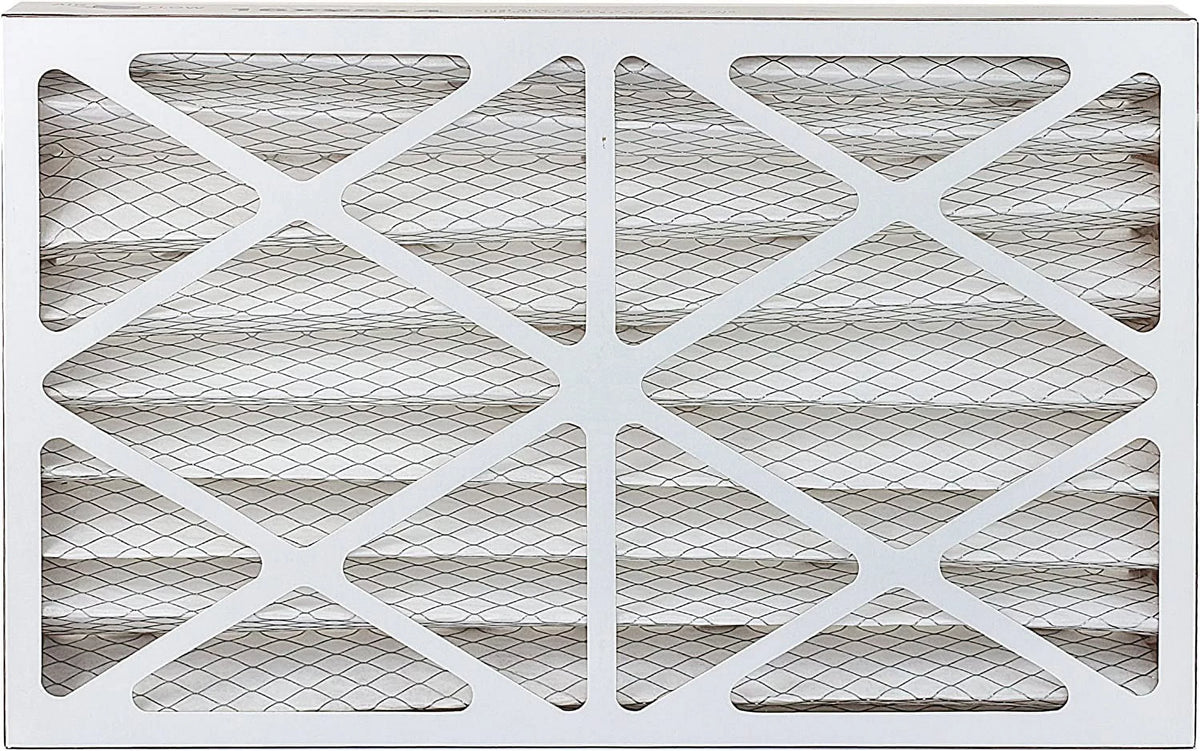 Filterbuy 16x25x4 MERV 13 Pleated HVAC AC Furnace Air Filters (12-Pack)