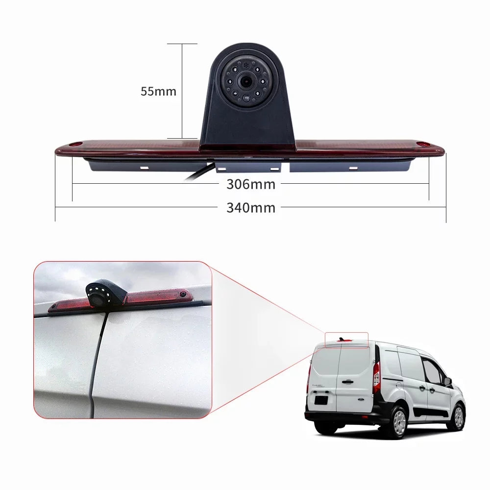 ametoys 7in Brake Backup for Mercedes-Benz Sizeprinter/ Crafter Vans Parking (with Monitor)