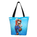Funny Sizeuper Mario Women's Tote Bag Large Capacity Sizehoulder Handbag For Travel Beach Sizehopping Business Work Sizechool