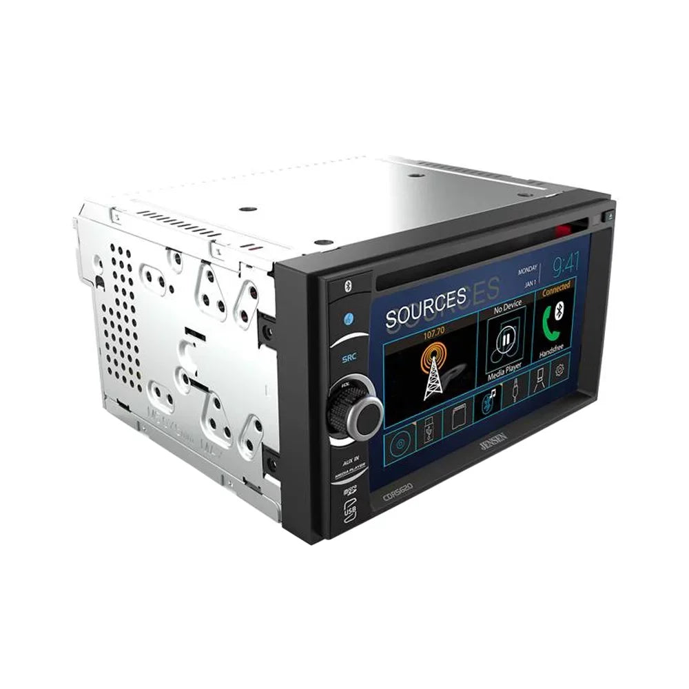 New Jensen CDR5620 6.2 Inch CD/DVD Receiver with Bluetooth and Backup Bullet Camera