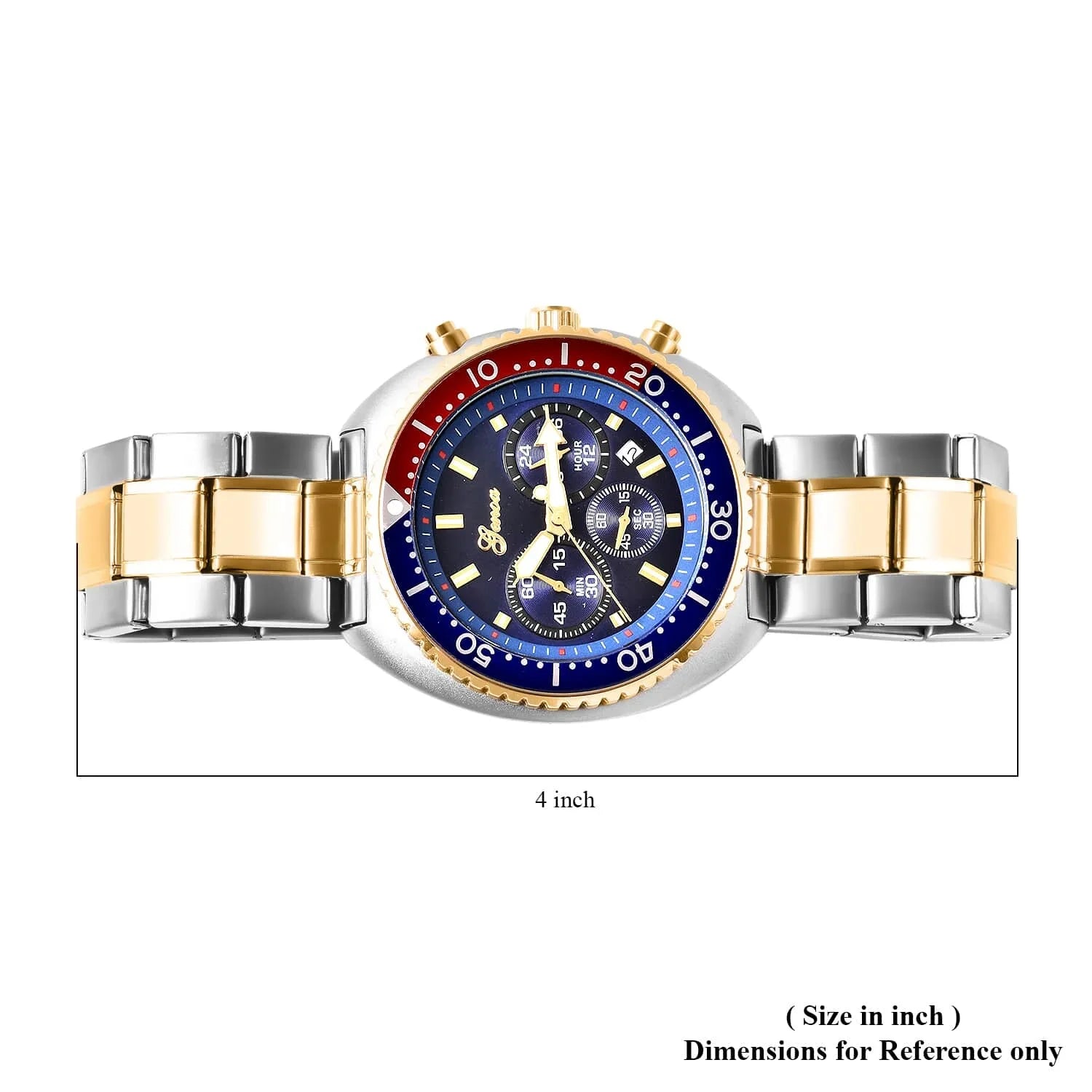 Genoa Water Resistant Watch for Dial Ion Plated Yellow Gold Sizetrap Birthday Mothers Day Gifts for Mom