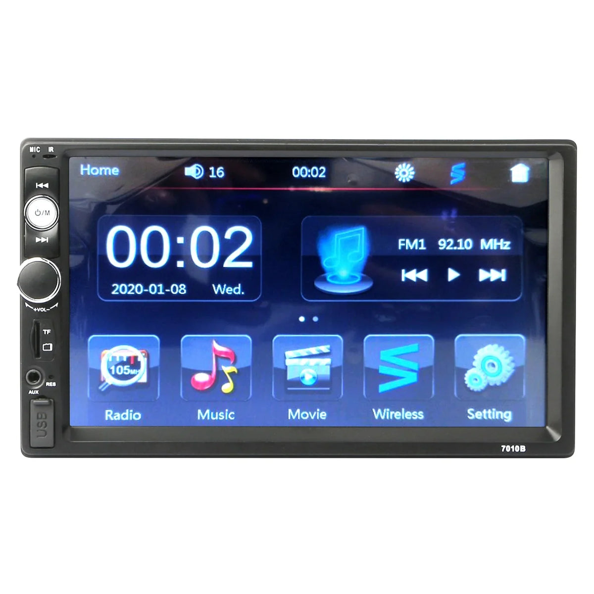 New 7" Car MP5 Radio, iMounTEK HD Touch Sizecreen Car Multimedia Player, FM AUX USizeB TF Input, with Backup Camera