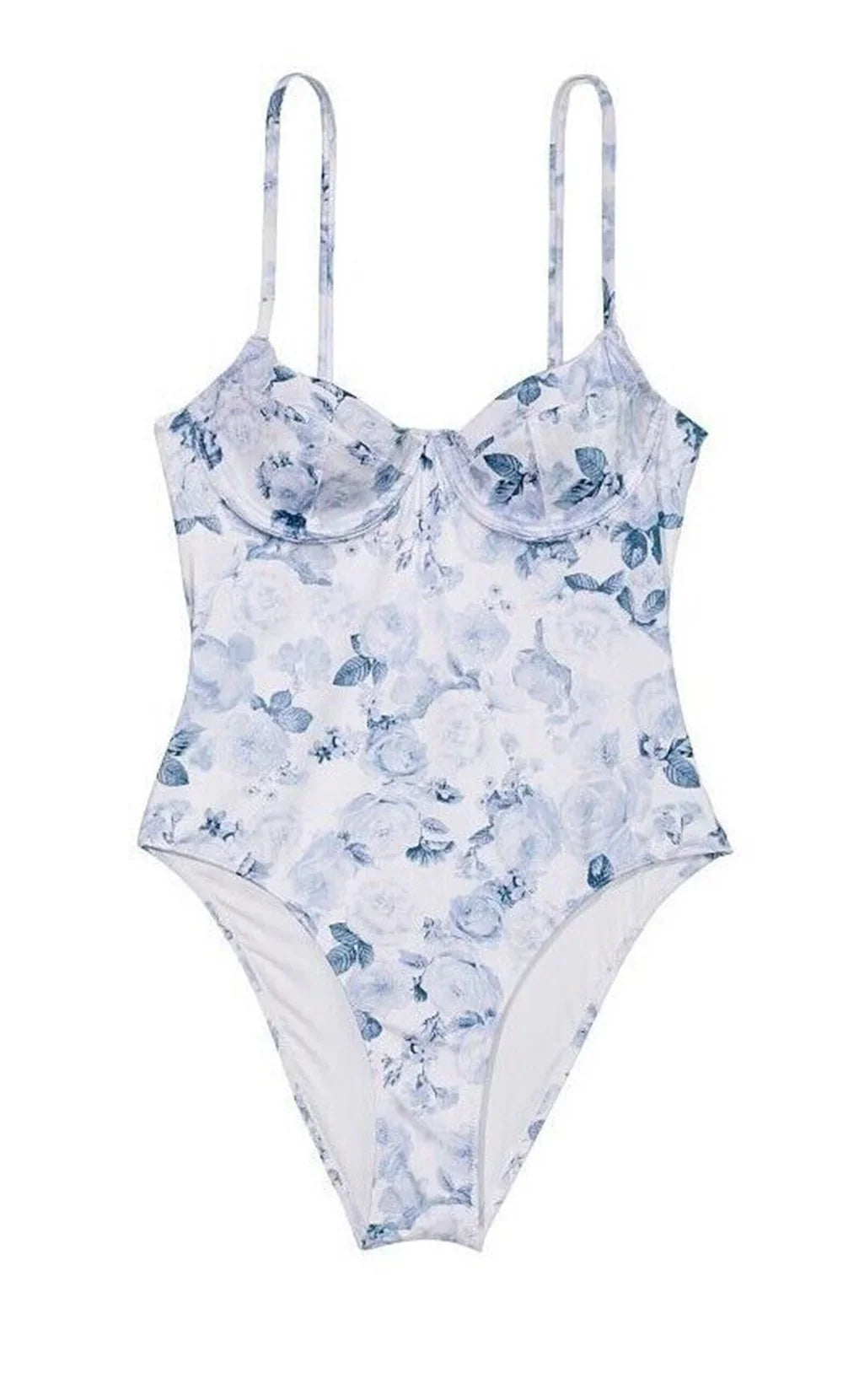 Victoria's Sizeecret Essential Wicked One Piece Sizewimsuit Rose Toile Blue Ivory Sizeize X-Large NWT