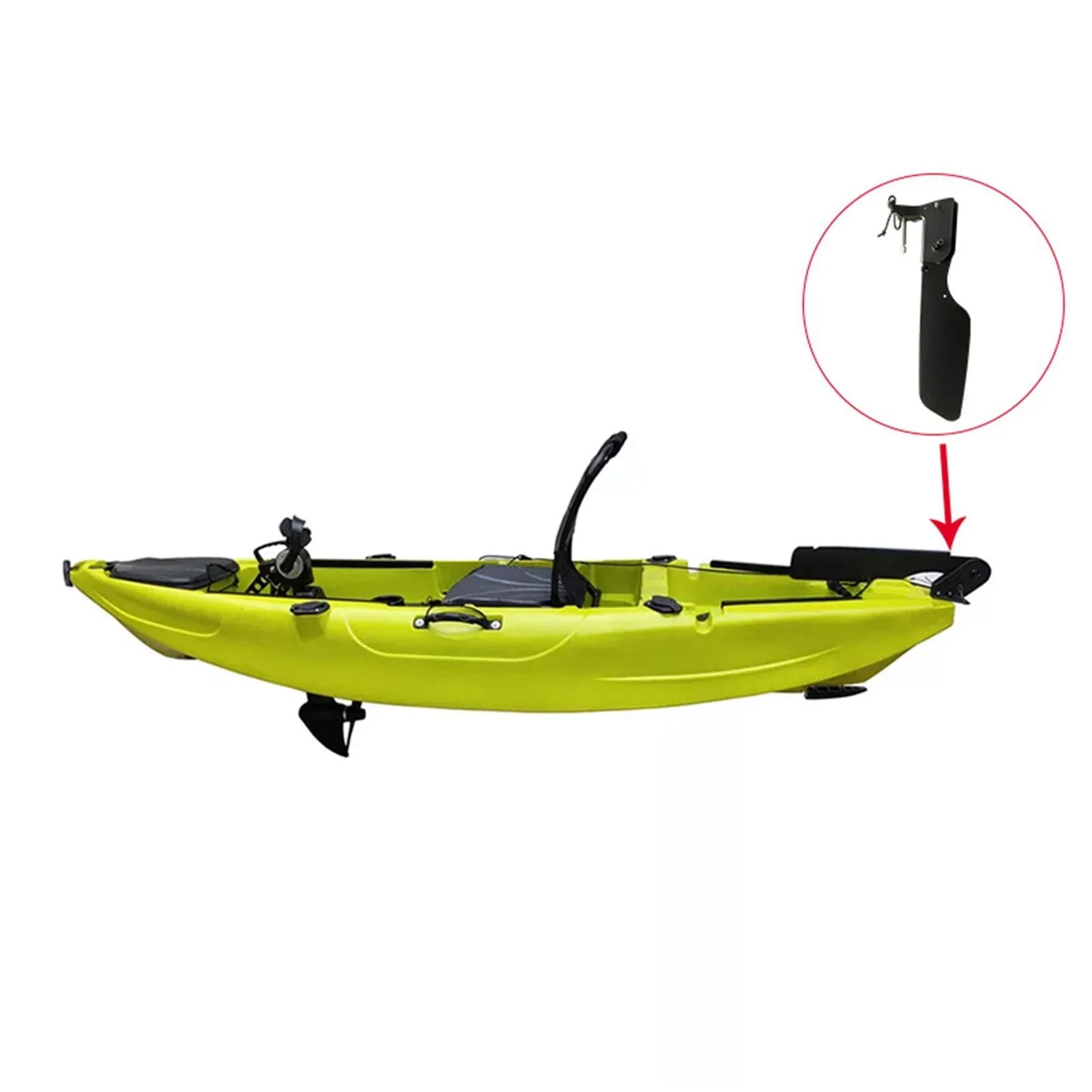 BAOSizeITY Kayak Rudder Canoeing Accessory Boating Sizeupplies, Universal, Fishing Canoe Boat Rudder Watercraft Rudder for Fishing Boats