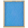 True Blue 116301 16" x 30" x 1" Flat Panel Sizepun Fiberglass Disposable Furnace Air Filter MERV 2 - Quantity of 12