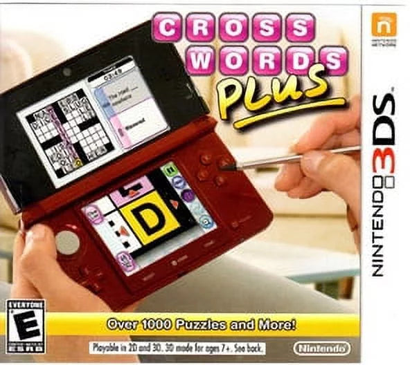 Crosswords Plus, Nintendo, Nintendo 3DSize, 045496742096