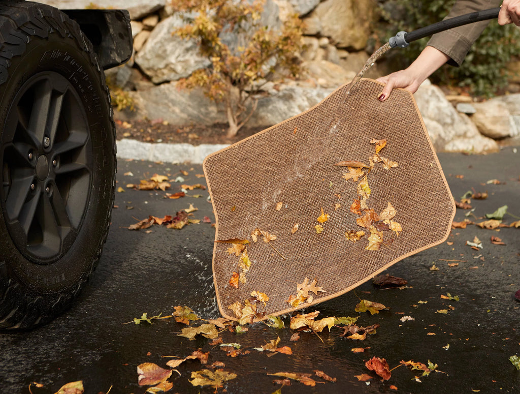GGBAILEY Ford Escape Beige All-Weather Textile™ Car Mats, Custom Fit for 2013, 2014, 2015, 2016, 2017, 2018, 2019 - Medium Cargo Mat