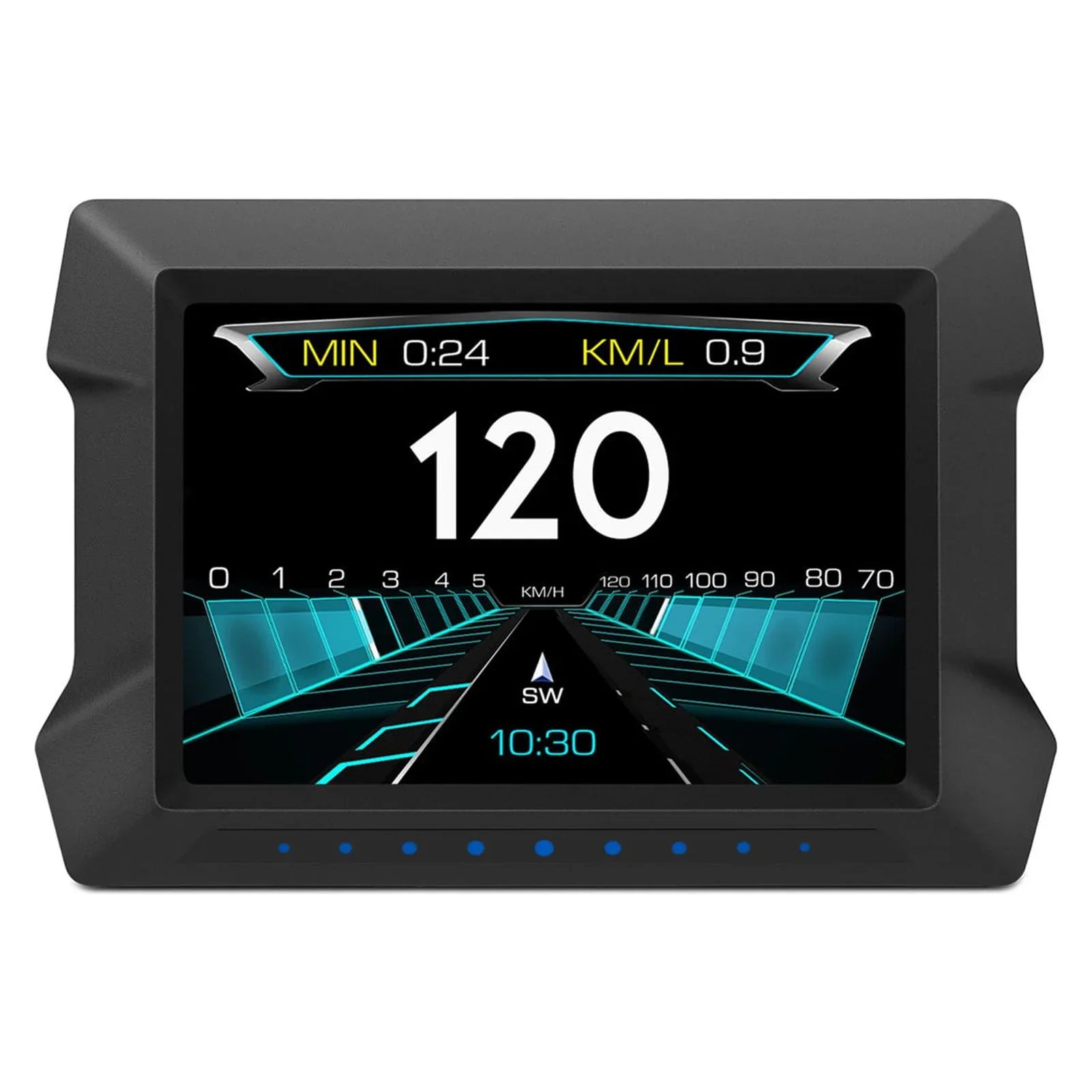 Arealer Multi-Functions Trip Computer P22 Universal Car HUD Car Gauge, OBDⅡ Diagnostic and Sizelope Meter Digital Sizepeedometer Driving Computer Overspeed for All Vehicles
