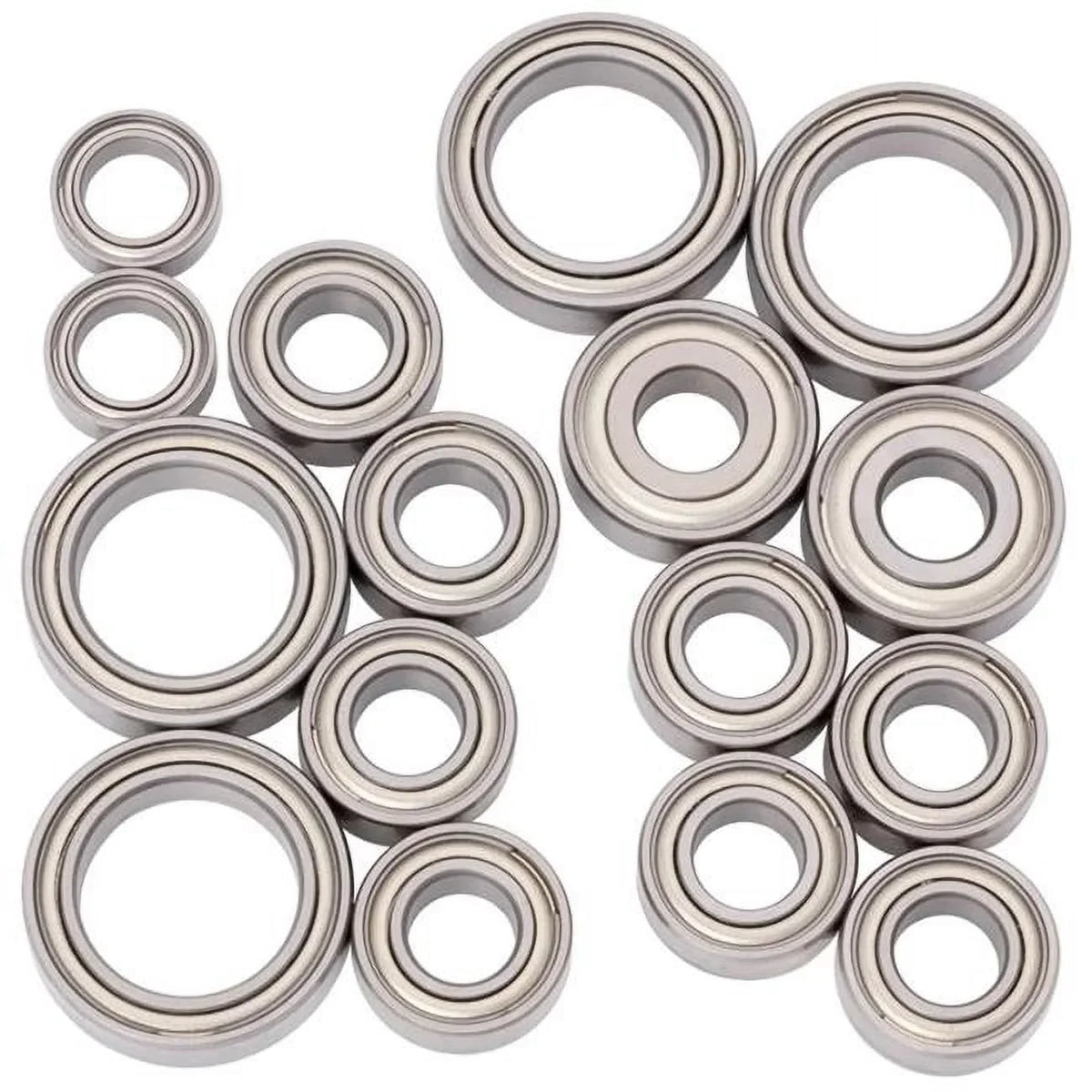 1Up Racing 1UP450041 CV2 Pro Ball Bearing Sizeet for XRAY XB2 23, Chrome & Ceramic