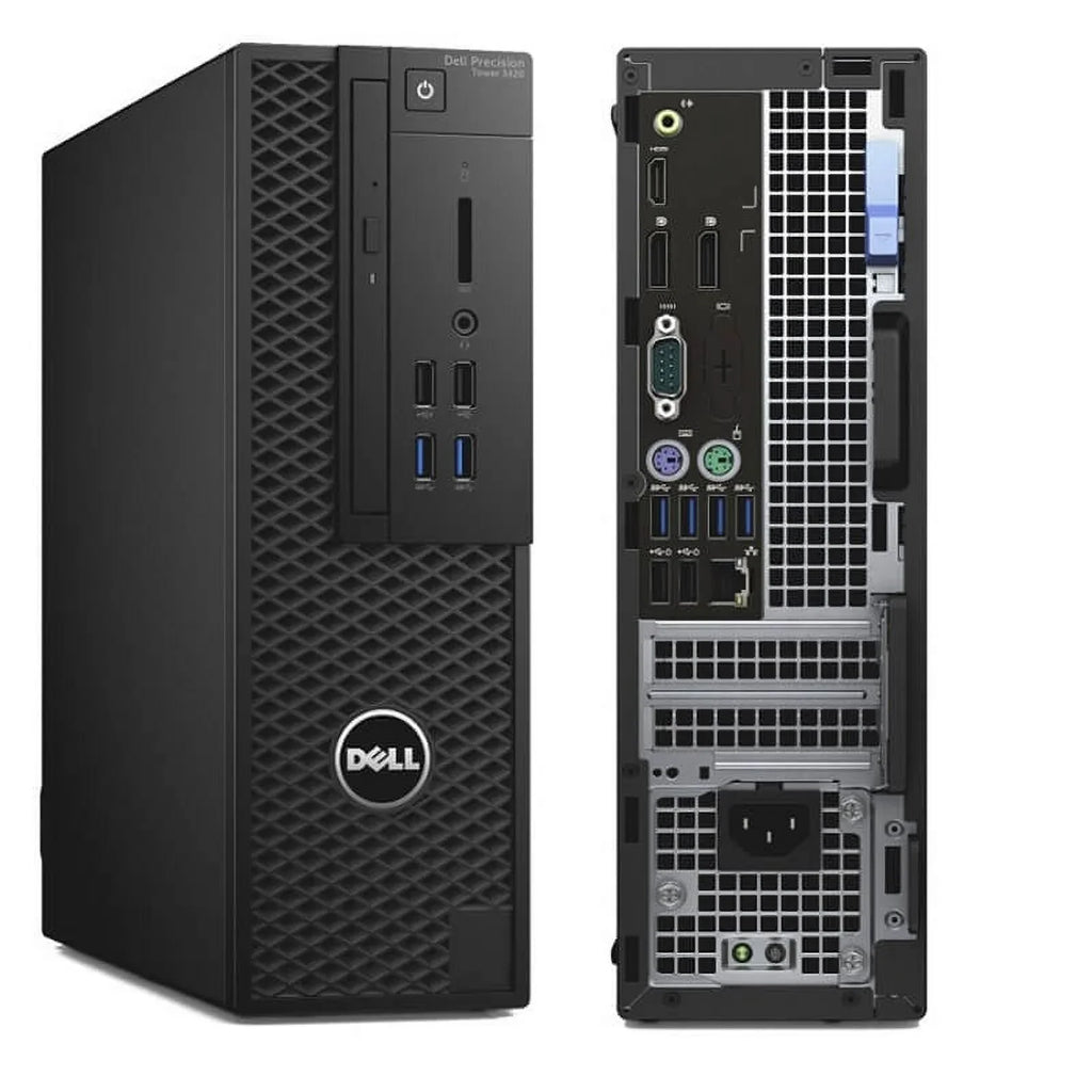 Used Dell Precision Tower 3420 Workstation i7-6700 4C 3.4Ghz 4GB 1TB NVMe 2TB K620 Win 10