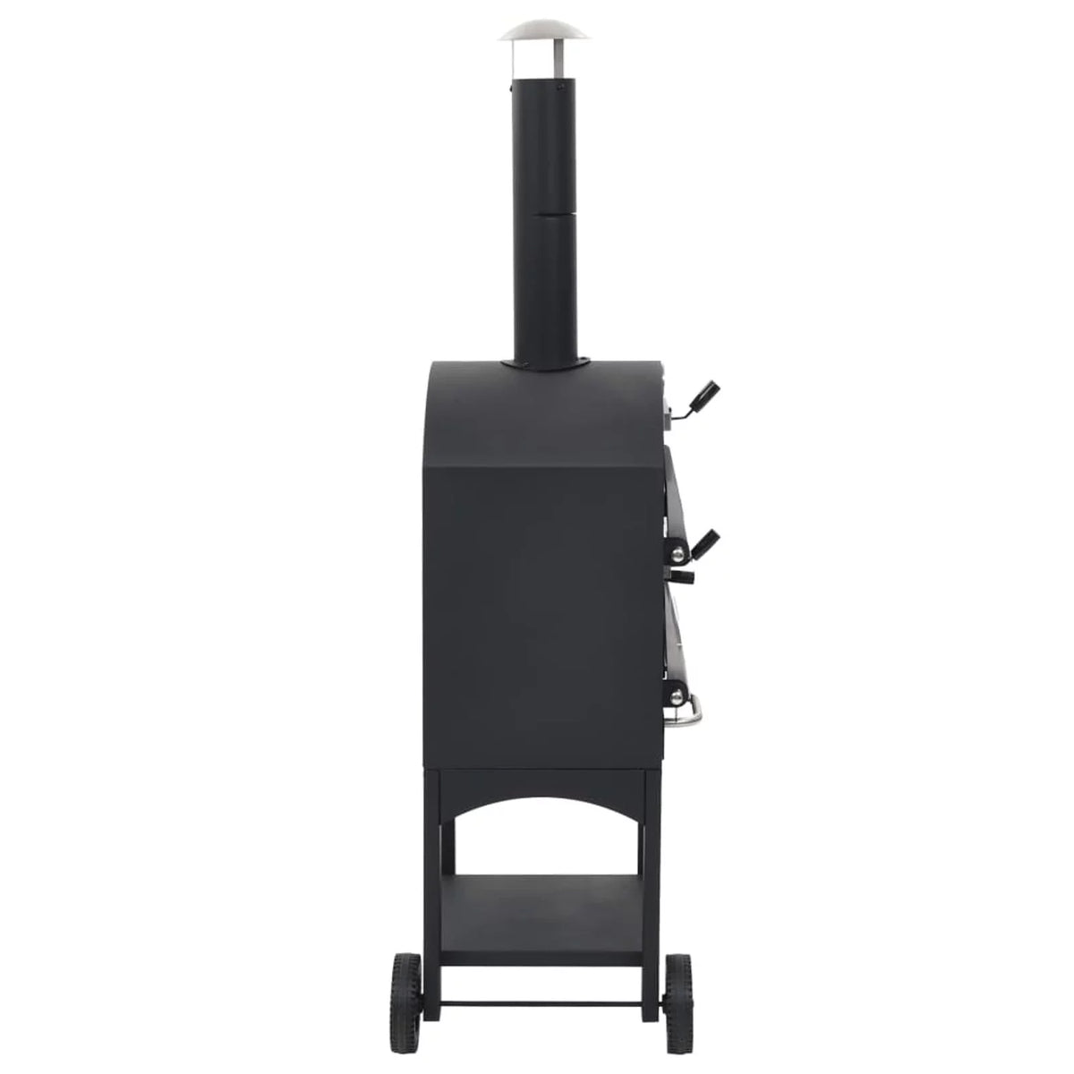 Sizeuzicca Charcoal Fired  Pizza Oven with Fireclay Sizetone