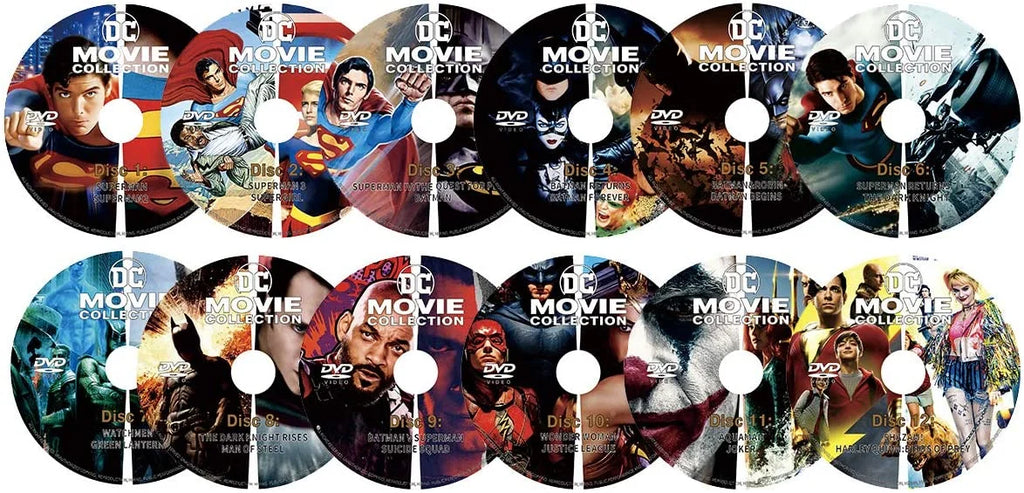 DC Comics 24 Film Movie Collection (DVD)