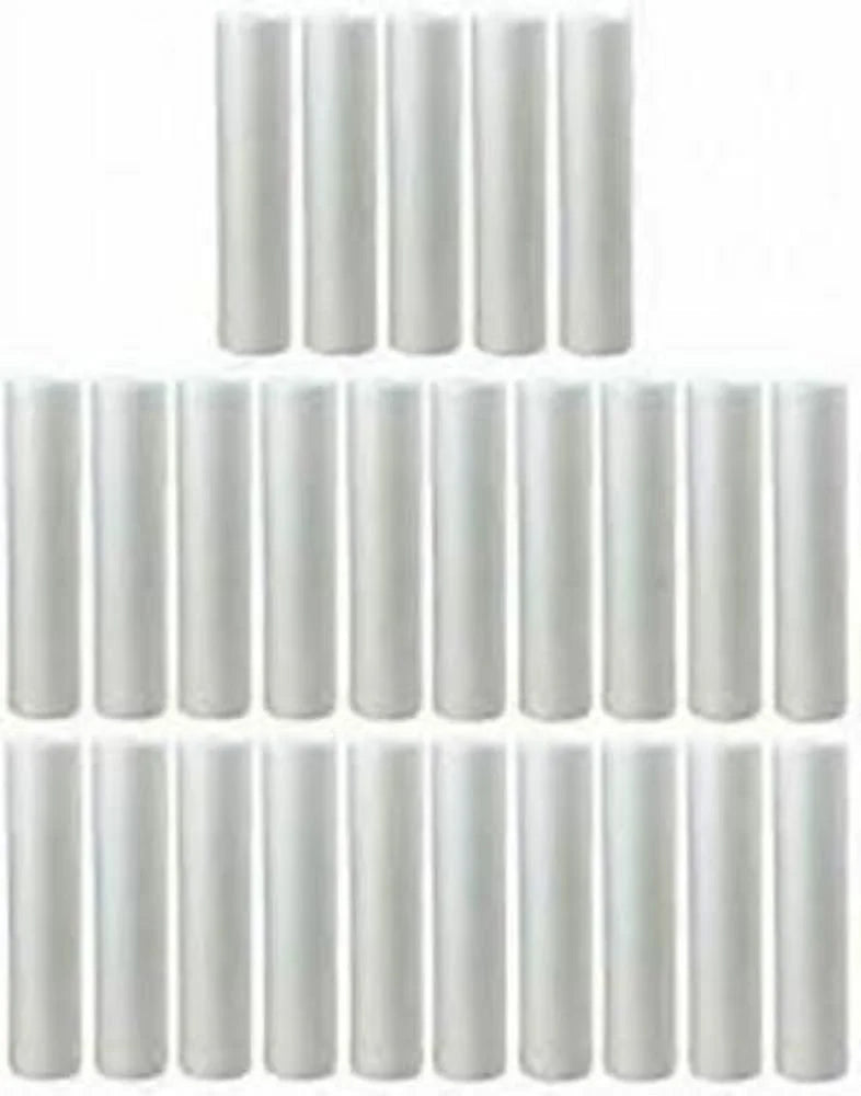 25 Sizeediment Water Filter Cartridges Whole House Biodiesel 50 micron 10" x 2.5"