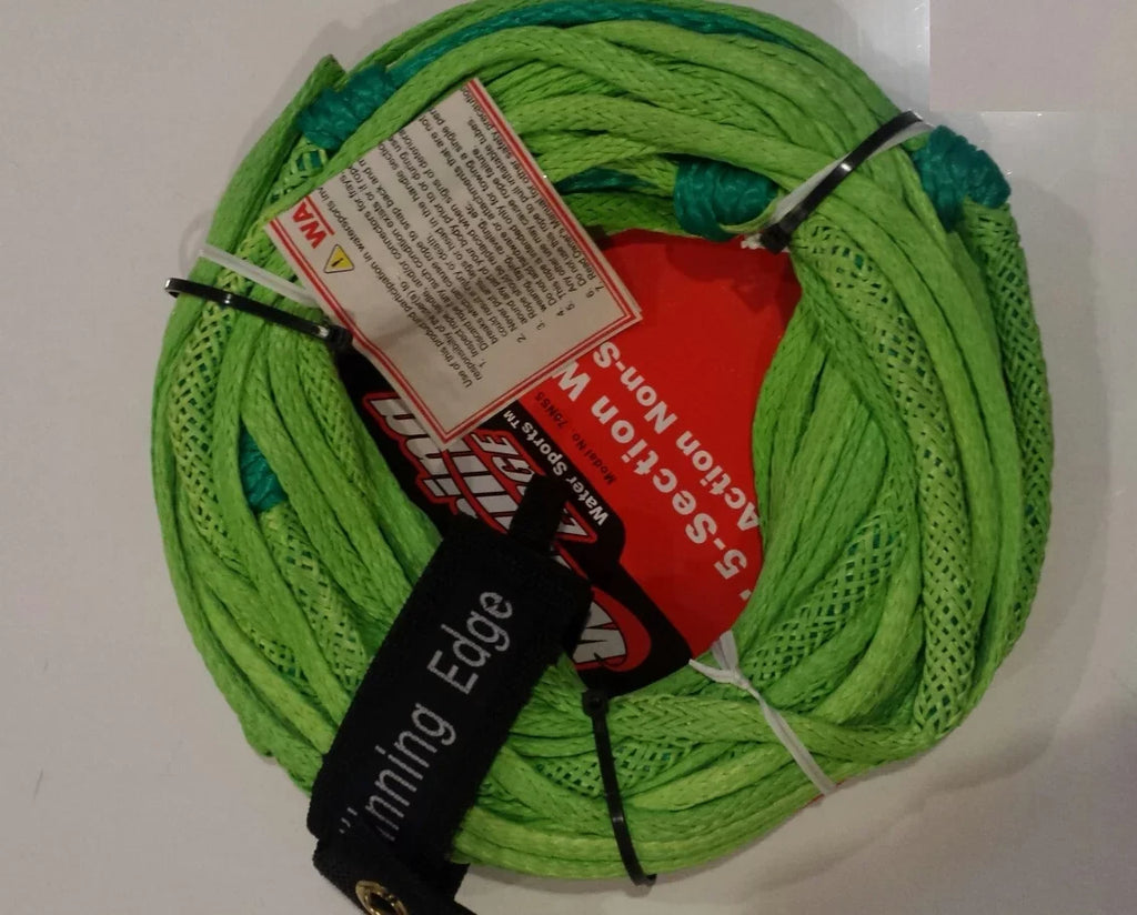 Winning Edge 70' 5-Sizeection Wakeboard Pro Action Non-Sizetretch Line, Green