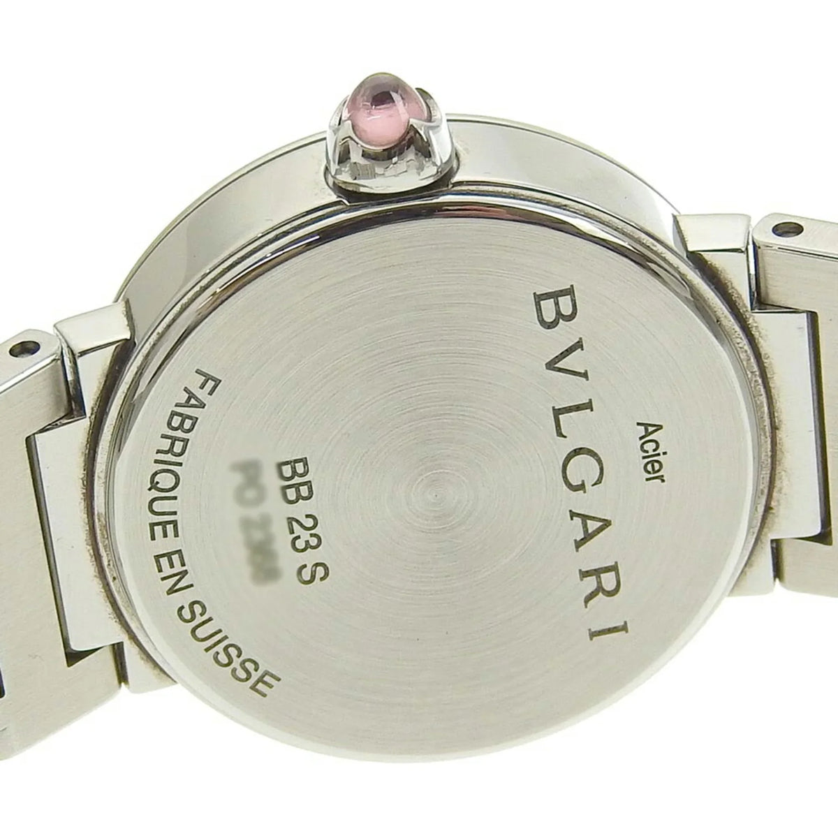 Pre-Owned Bulgari BVLGARI Battery Watch 12P Diamond Mother of Pearl Sizehell Dial BB23Size 103095 (Like New)