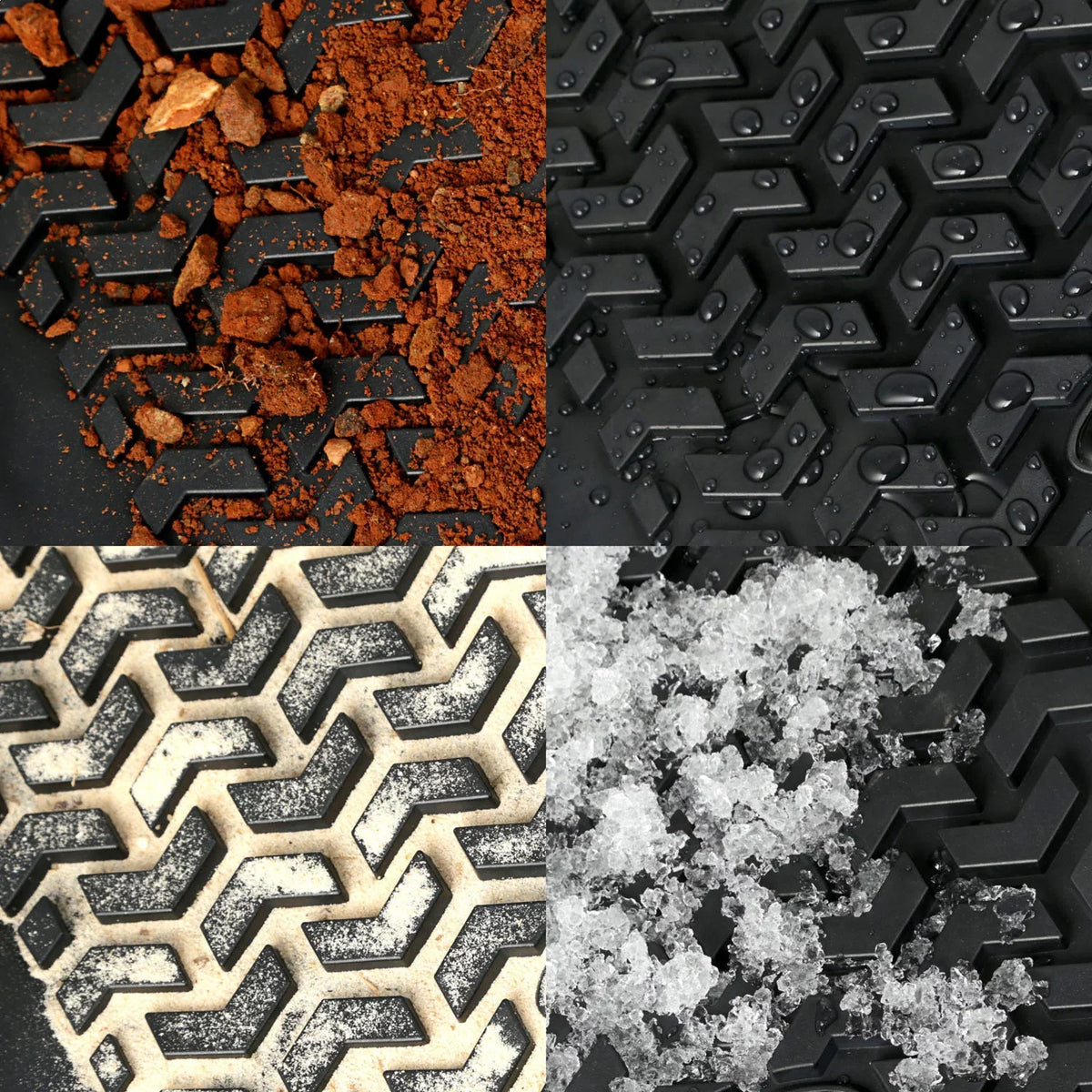 Rugged Ridge by RealTruck | Floor Liner, Front/Rear | 12987.10 | Compatible with 1997-2006 Jeep Wrangler TJ/LJ