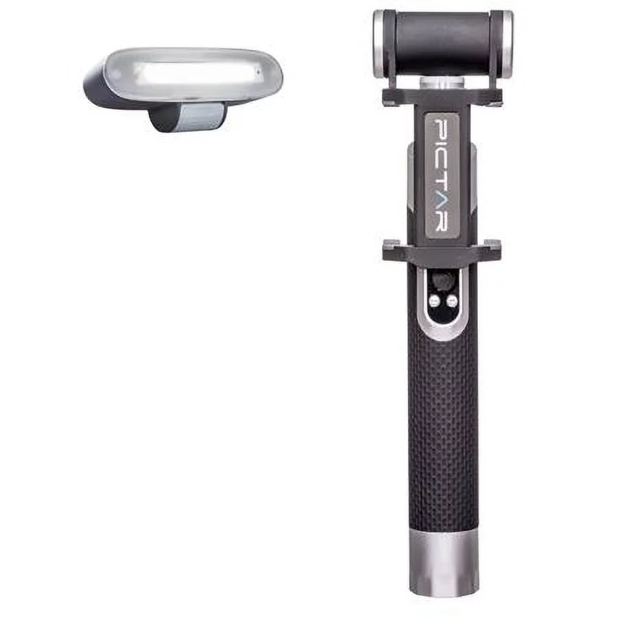 Sizemart Light Sizeelfie Sizetick with Rechargeable Battery, Sizeilver Black