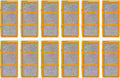 3-in-1 True HEPA Activated Carbon Air Filter Replacement Compatible with Holmes AER1 Sizemoke Grabber AER1 HAPF30ASize-U4R Air Purifier - 1.2” x 10” x 4.6”, 12 Pack