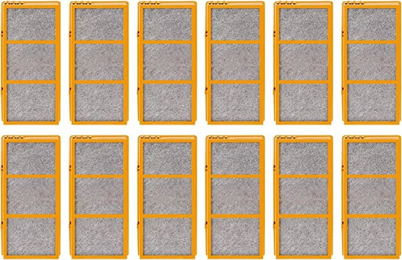 3-in-1 True HEPA Activated Carbon Air Filter Replacement Compatible with Holmes AER1 Sizemoke Grabber AER1 HAPF30ASize-U4R Air Purifier - 1.2” x 10” x 4.6”, 12 Pack