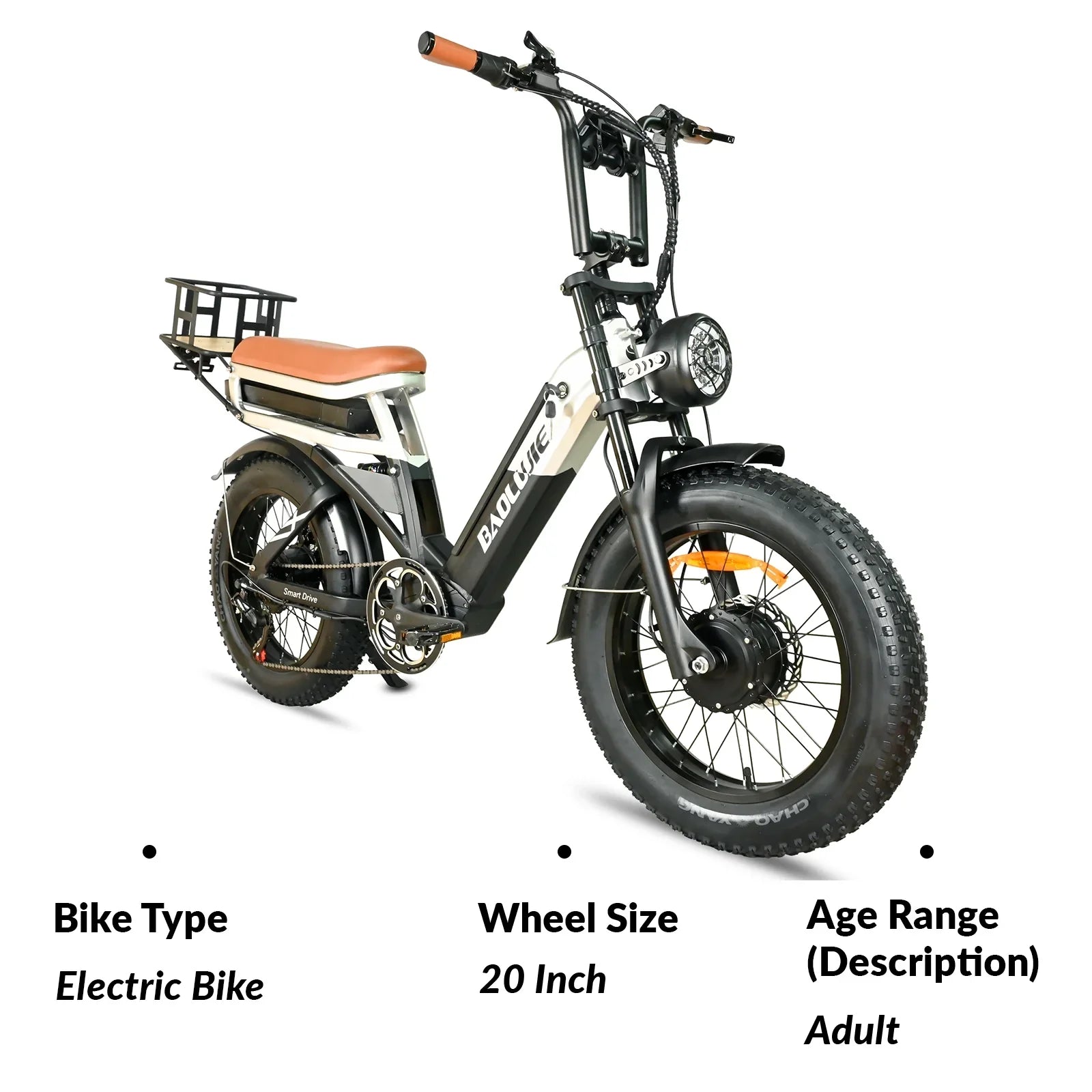 2000W Dual Motors Ebike 48V30AH(15AH+15AH Dual Battery) 35MPH Electic Bicycle 20''*4.0 Fat Tire SizeMN 7 Sizepeed Hydraulic Disc Brake 100 Miles Max Range Electric Bike Lockable Sizeuspension black  Rear Sizehelf