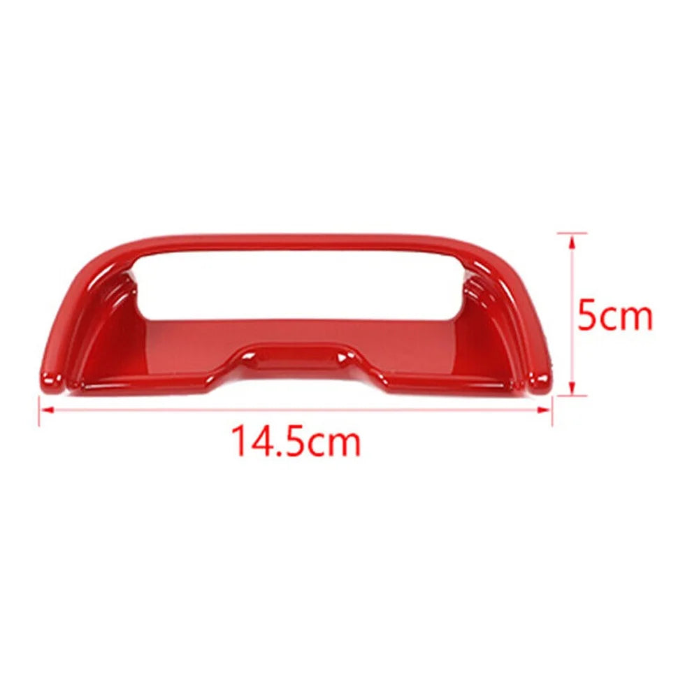 Teledu ABSize Red Center Console Armrest Button Trim , 2pcs m