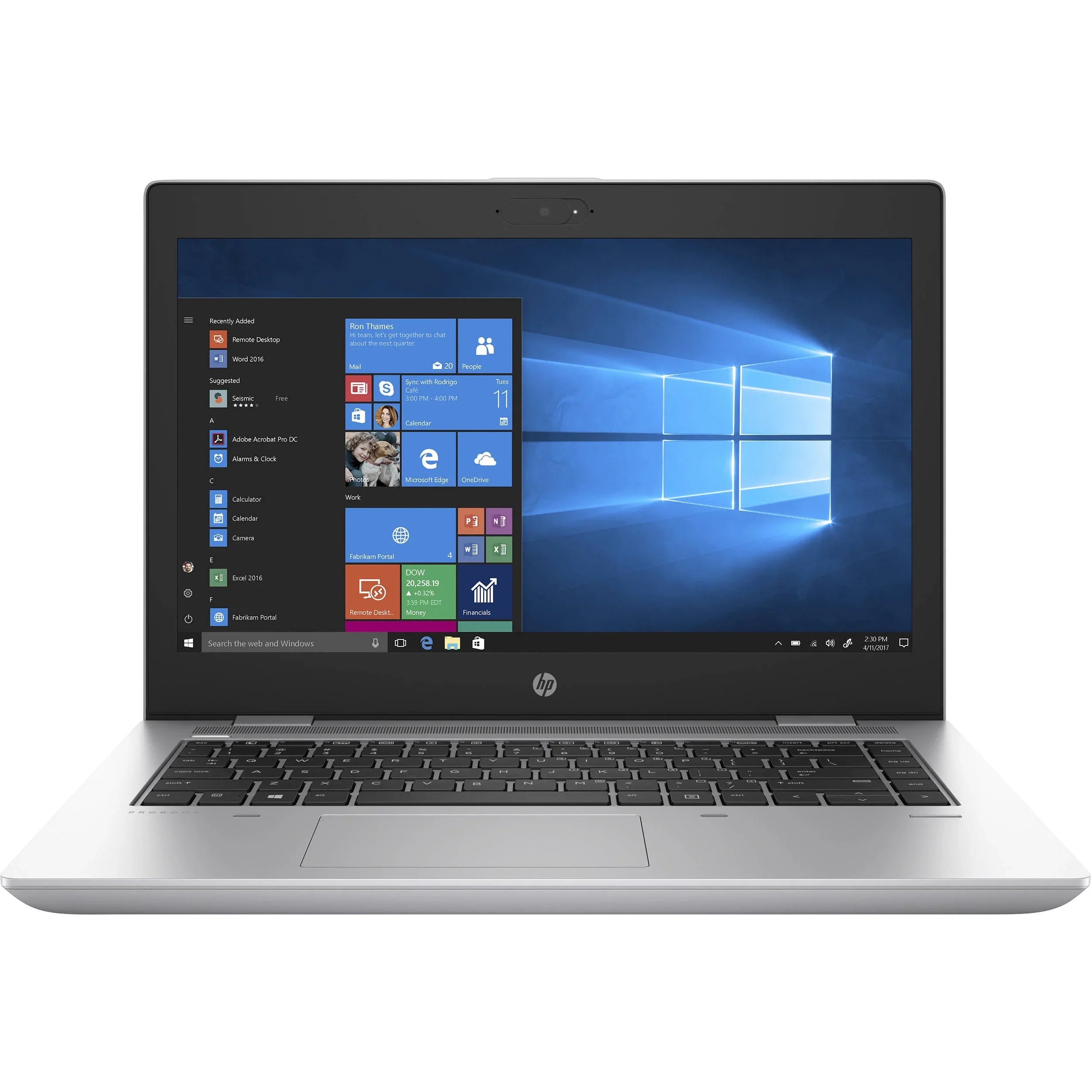 Restored HP Probook 640 G4 14" Laptop Intel Core i5 1.70 GHz 16 GB 256 GB SizeSizeD W11P (Refurbished)