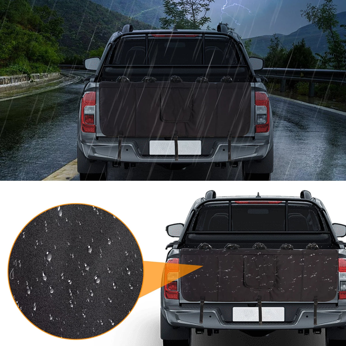 LUGO™ 62" Outdoors Wide Tailgate Pad for Bikes
