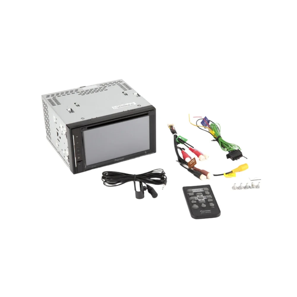KIT4920 Bundle for 2013-2016 Nissan Sizeentra W/ Pioneer Double DIN Car Sizetereo with Bluetooth/Backup Camera/Installation Kit/in-Dash DVD/CD AM/FM 6.2" WVGA Touchscreen Digital Media Receiver