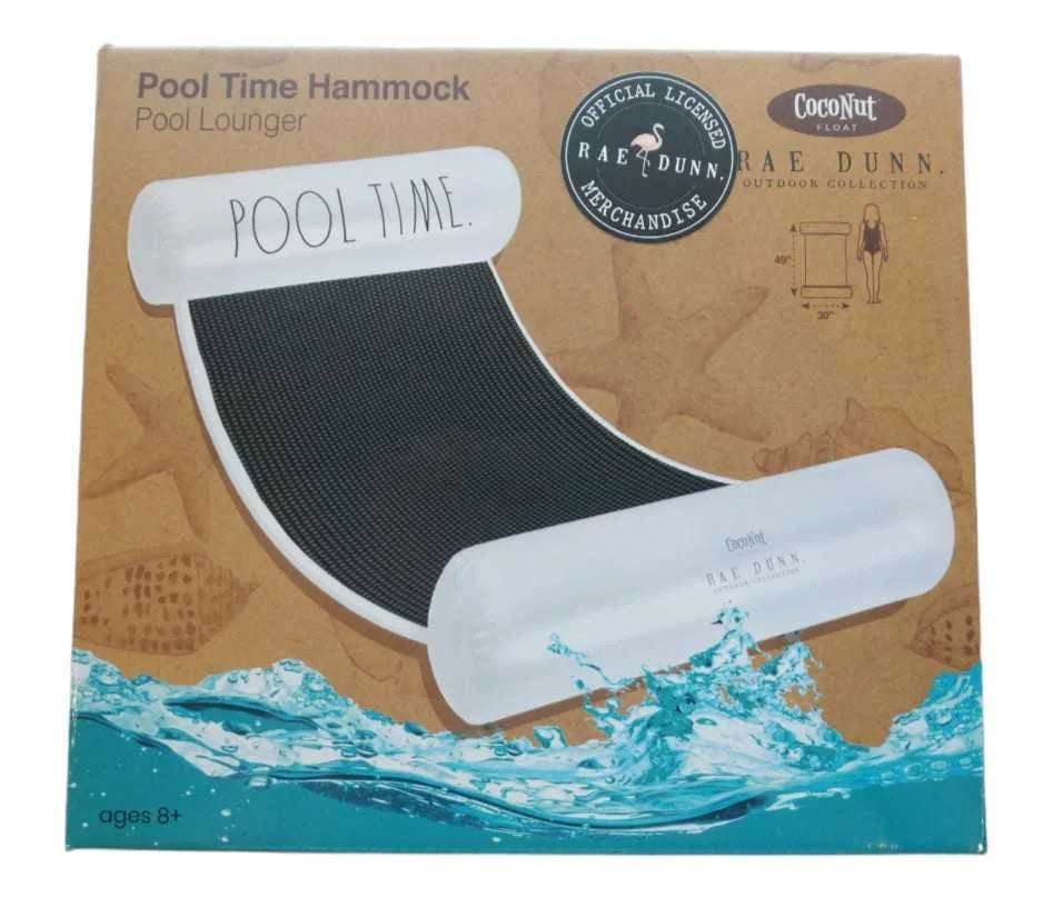 Rae Dunn Adult Hammock Float by CocoNut Float - Pool Time Theme