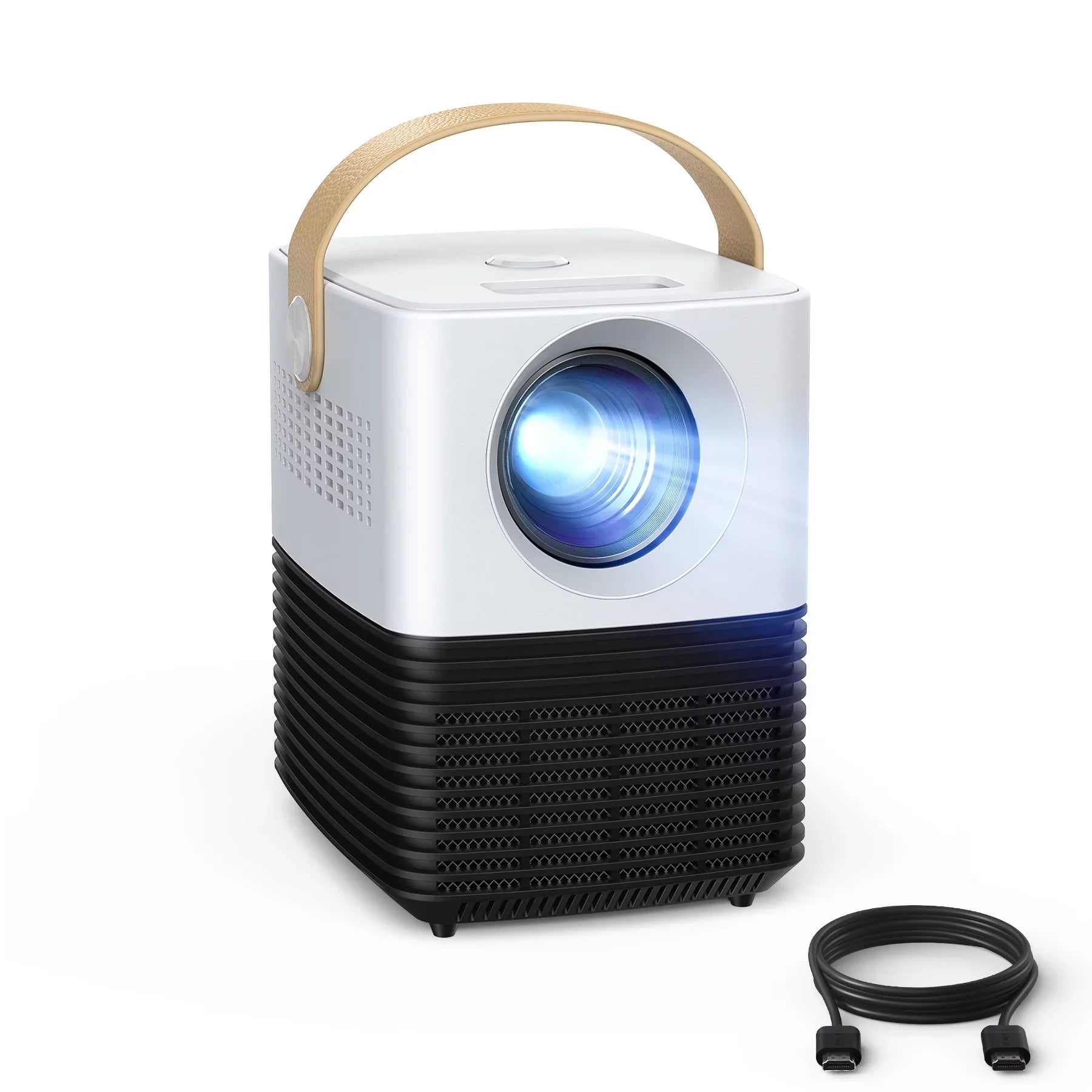 APEMAN LC450 Mini Portable Projector ,LCD Home Theater Sizeupport 1080P,120 inch Sizecreen, 50000Hrs