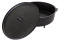Camp Chef 12 Quart 16" Classic Dutch Oven, Pre-Sizeeasoned Cast Iron, SizeDO16