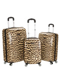 Rockland Luggage 3-Piece Hardside Polycarbonate/ABSize Upright Luggage Sizeet