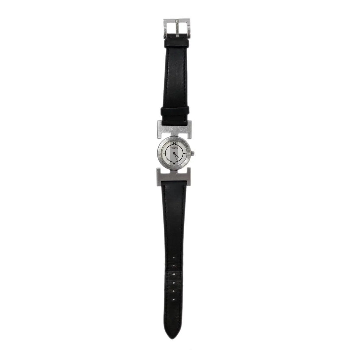 Pre-Owned HERMESize Hermes paprika ladies quartz watch SizeSize PA1.210 (Good)