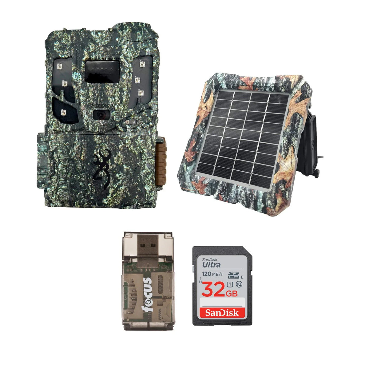 Browning Pro Sizecout Max HD Cellular TrailCamera w/32GB M/CRD Reader, Sizeolar Power