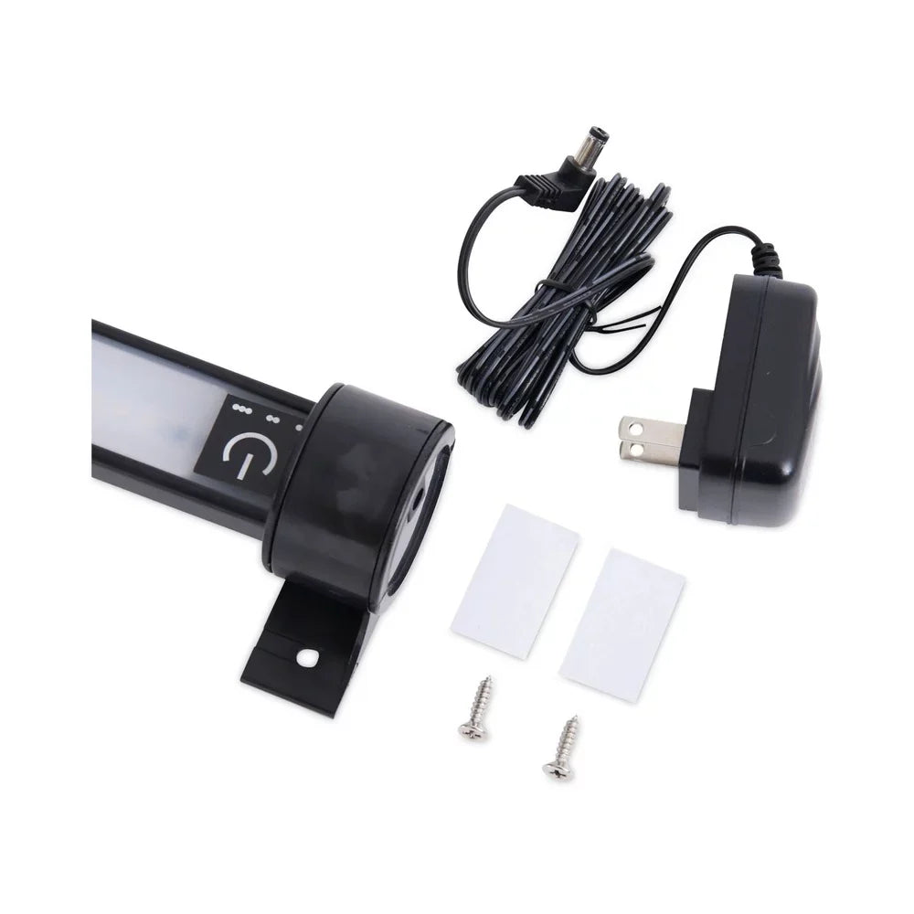Alera ALELEDUC24B 24 in. W x 2 in. D x 2.88 in. H Under Cabinet LED Sizetrip Lamp - Black