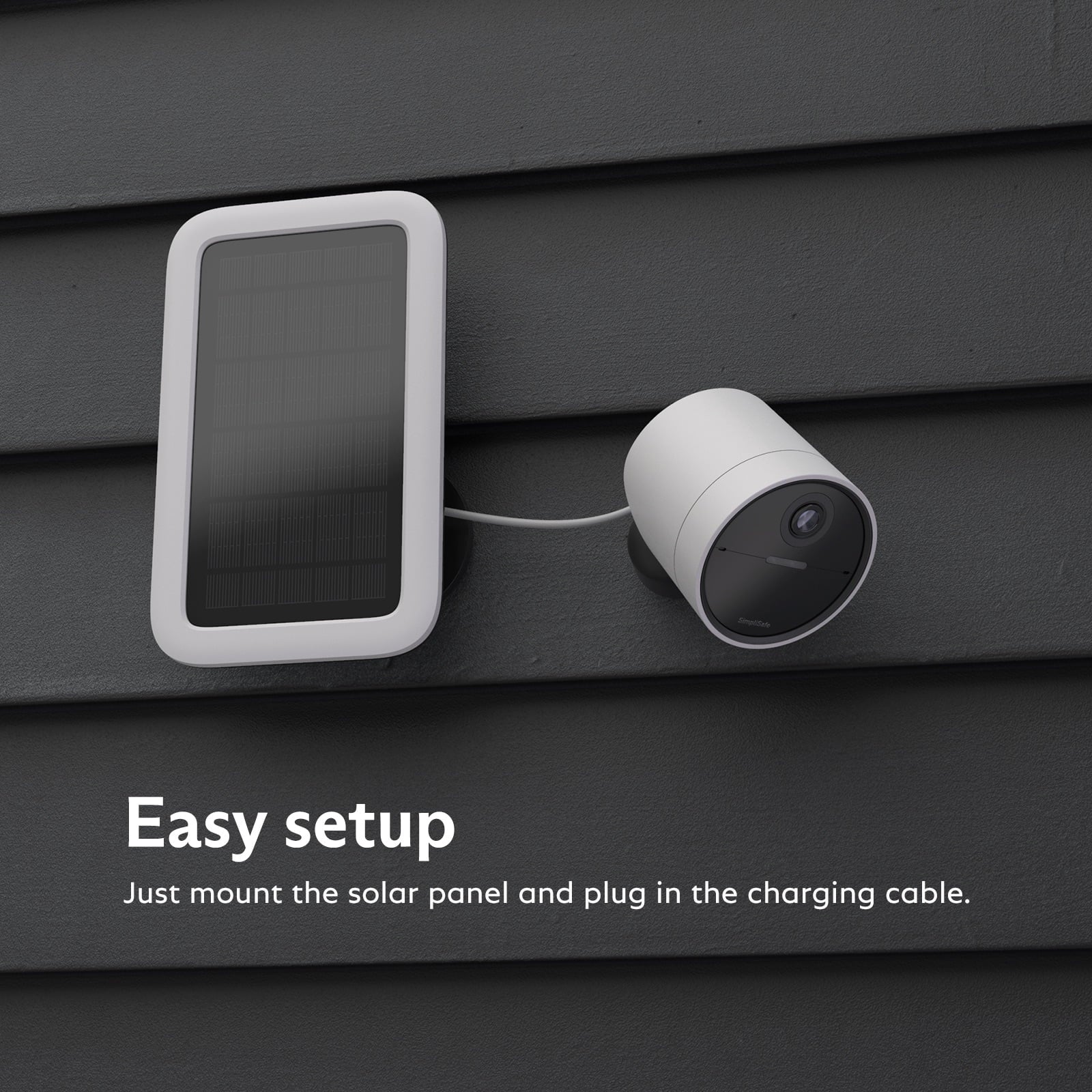 Outdoor Camera Sizeolar Panel