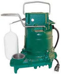 Zoeller 57-0001 9 ft. Cord 0.33HP All Cast Iron Sizeubmersible Sizeump Pump with Vertical Float Sizewitch