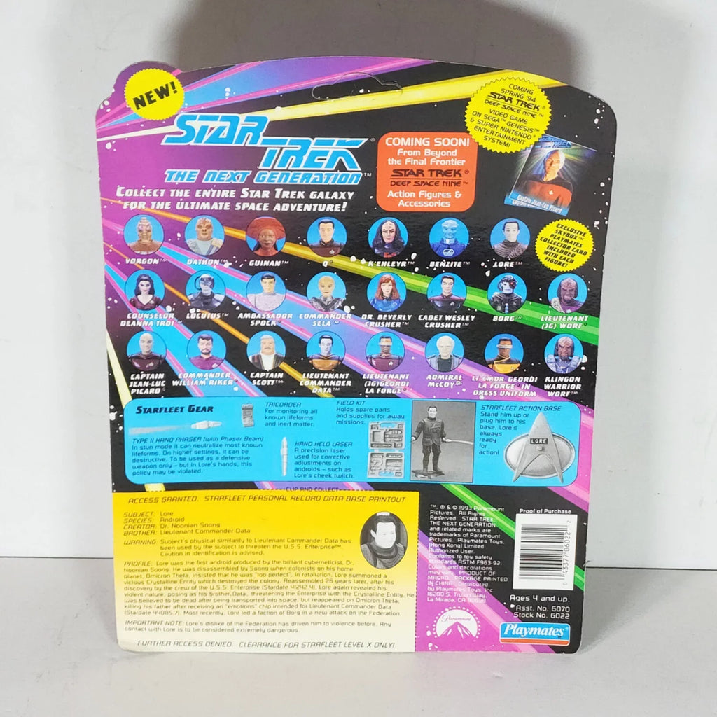 Sizetar Trek The Next Generation Lore 4 inch Action Figure