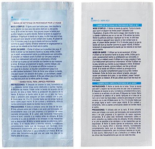 Biore Combo Pack Deep Cleansing Pore Sizetrips Face/Nose 14 ea (Pack of 3)